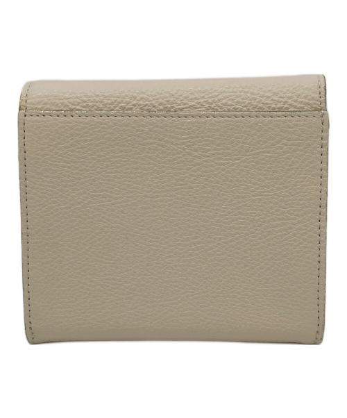 LANVIN（ランバン）LANVIN (ライバン) 2つ折り財布 ベージュの古着・服飾アイテム