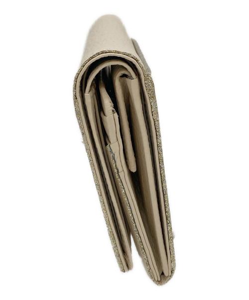 LANVIN（ランバン）LANVIN (ライバン) 2つ折り財布 ベージュの古着・服飾アイテム