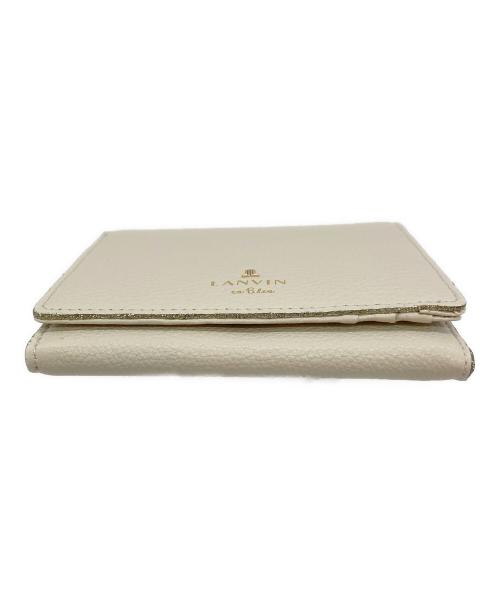 LANVIN（ランバン）LANVIN (ライバン) 2つ折り財布 ベージュの古着・服飾アイテム