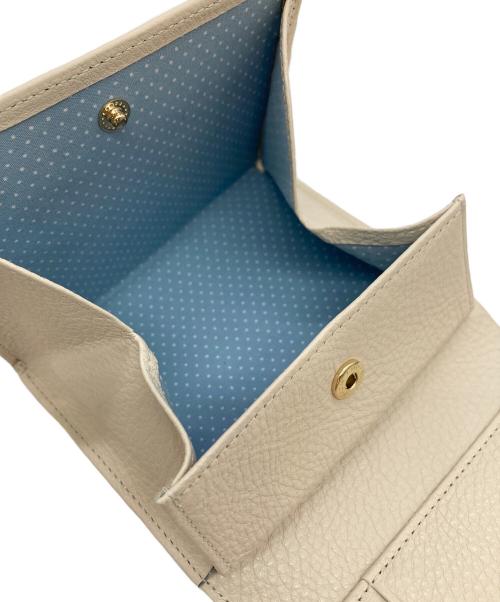 LANVIN（ランバン）LANVIN (ライバン) 2つ折り財布 ベージュの古着・服飾アイテム