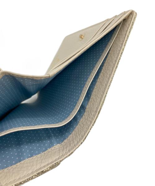 LANVIN（ランバン）LANVIN (ライバン) 2つ折り財布 ベージュの古着・服飾アイテム