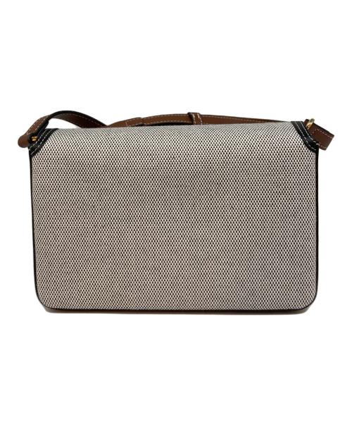 BURBERRY（バーバリー）BURBERRY (バーバリー) ショルダーバッグ ブラック×ホワイトの古着・服飾アイテム