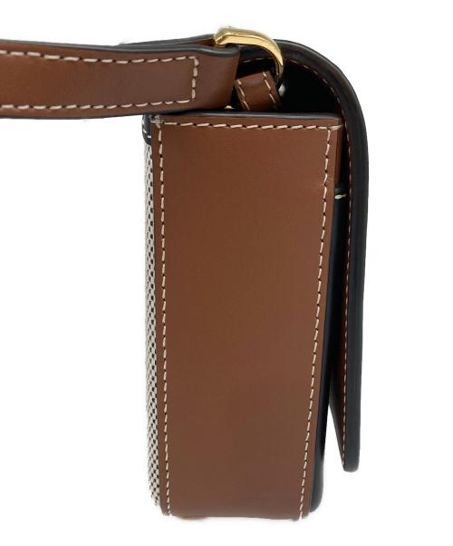 BURBERRY（バーバリー）BURBERRY (バーバリー) ショルダーバッグ ブラック×ホワイトの古着・服飾アイテム