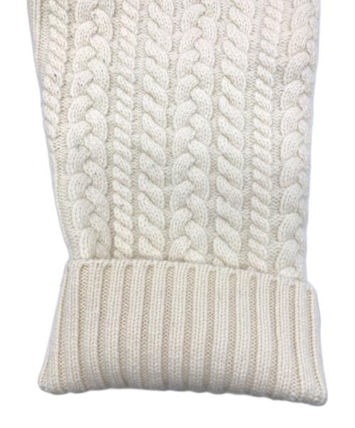 YORI（ヨリ）YORI (ヨリ) ウールケーブルカーディガン アイボリー サイズ:38の古着・服飾アイテム