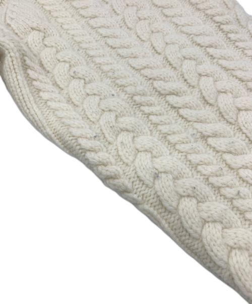 YORI（ヨリ）YORI (ヨリ) ウールケーブルカーディガン アイボリー サイズ:38の古着・服飾アイテム