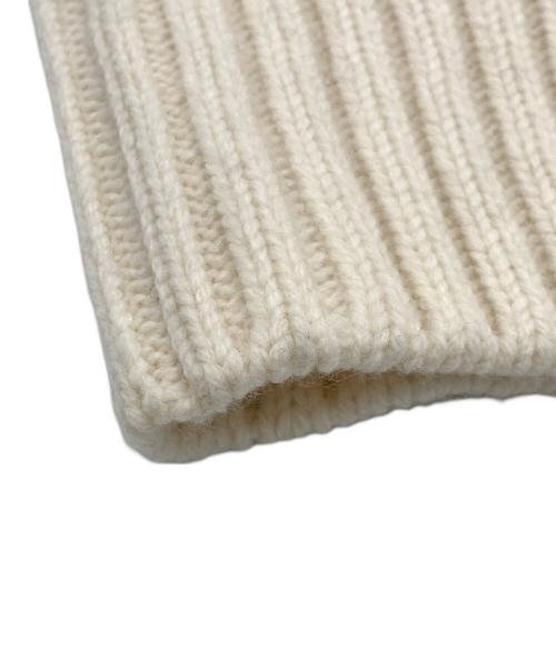 YORI（ヨリ）YORI (ヨリ) ウールケーブルカーディガン アイボリー サイズ:38の古着・服飾アイテム