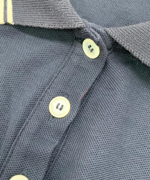 MONCLER（モンクレール）MONCLER (モンクレール) ポロシャツ ネイビー サイズ:Lの古着・服飾アイテム