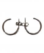 Maison Margielaメゾンマルジェラ）の古着「ロゴフープピアス」｜シルバー