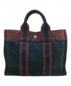 HERMESエルメス）の古着「フールトゥPM」｜ブラック×ブラウン