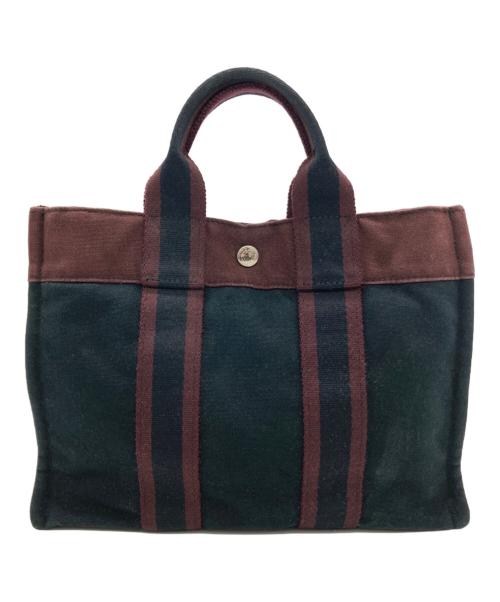 HERMES（エルメス）HERMES (エルメス) フールトゥPM ブラック×ブラウン サイズ:PMの古着・服飾アイテム