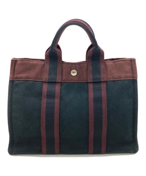 HERMES（エルメス）HERMES (エルメス) フールトゥPM ブラック×ブラウン サイズ:PMの古着・服飾アイテム