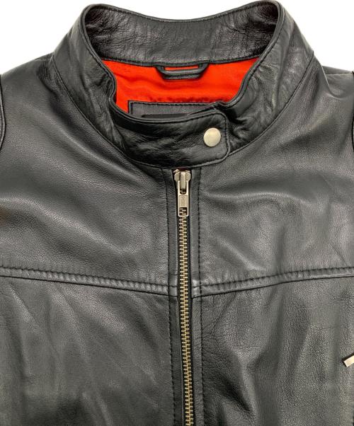 Liugoo Leathers（リューグーレザーズ）Liugoo Leathers (リューグーレザーズ) シングルライダースジャケット ブラック サイズ:1の古着・服飾アイテム