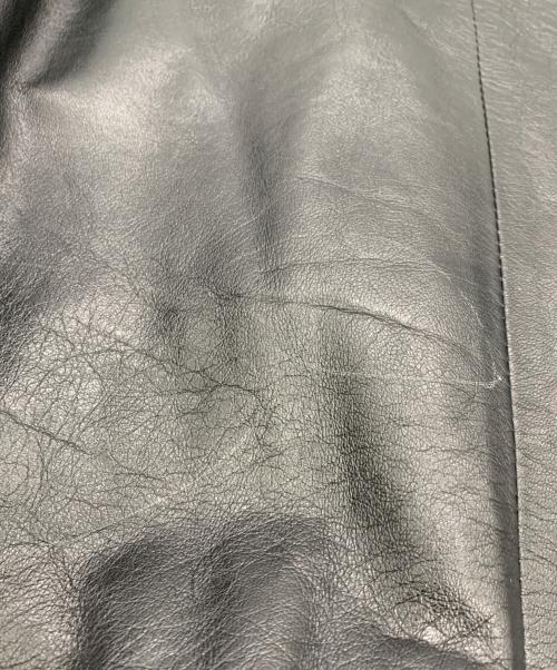 Liugoo Leathers（リューグーレザーズ）Liugoo Leathers (リューグーレザーズ) シングルライダースジャケット ブラック サイズ:1の古着・服飾アイテム