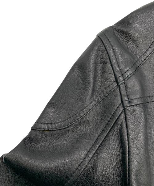Liugoo Leathers（リューグーレザーズ）Liugoo Leathers (リューグーレザーズ) シングルライダースジャケット ブラック サイズ:1の古着・服飾アイテム