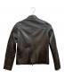 Liugoo Leathers (リューグーレザーズ) シングルライダースジャケット ブラック サイズ:1：8000円