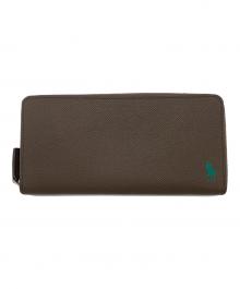 POLO RALPH LAUREN（ポロ・ラルフローレン）の古着「長財布」｜ブラウン×グリーン