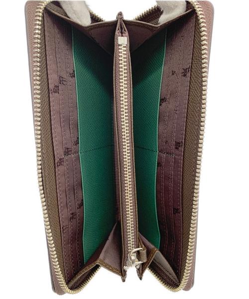 POLO RALPH LAUREN（ポロ・ラルフローレン）POLO RALPH LAUREN (ポロ・ラルフローレン) 長財布 ブラウン×グリーンの古着・服飾アイテム