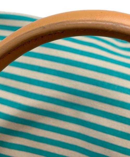 TORY BURCH（トリーバーチ）TORY BURCH (トリーバーチ) トートバッグ ブルー×ベージュの古着・服飾アイテム