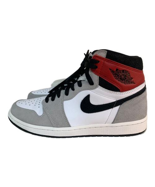 NIKE（ナイキ）NIKE (ナイキ) AIR JORDAN 1 RETRO HIGH OG Smoke Grey グレー×ホワイト サイズ:27.5の古着・服飾アイテム