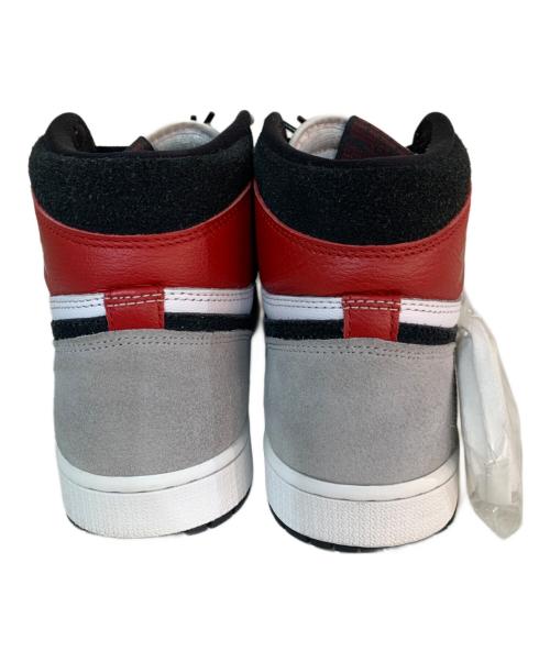 NIKE（ナイキ）NIKE (ナイキ) AIR JORDAN 1 RETRO HIGH OG Smoke Grey グレー×ホワイト サイズ:27.5の古着・服飾アイテム