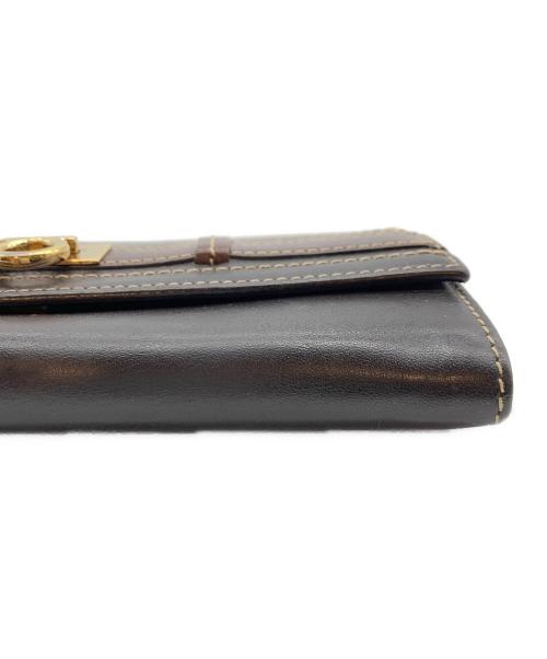 Salvatore Ferragamo（サルヴァトーレ フェラガモ）Salvatore Ferragamo (サルヴァトーレ フェラガモ) 長財布 ダークブラウンの古着・服飾アイテム