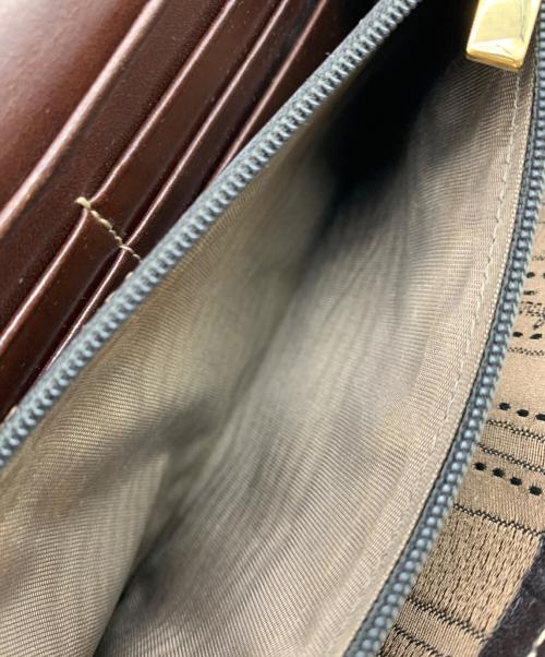 Salvatore Ferragamo（サルヴァトーレ フェラガモ）Salvatore Ferragamo (サルヴァトーレ フェラガモ) 長財布 ダークブラウンの古着・服飾アイテム
