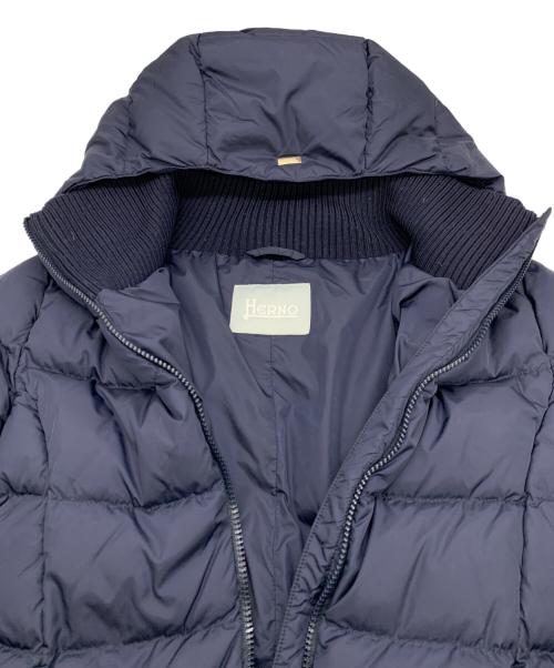 HERNO（ヘルノ）HERNO (ヘルノ) 中綿コート ネイビー サイズ:14A（160cm）の古着・服飾アイテム