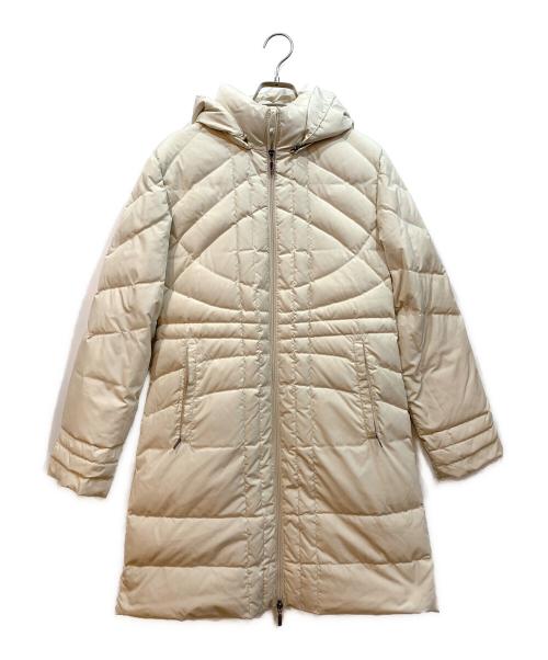 MONCLER（モンクレール）MONCLER (モンクレール) ダウンコート ホワイトの古着・服飾アイテム