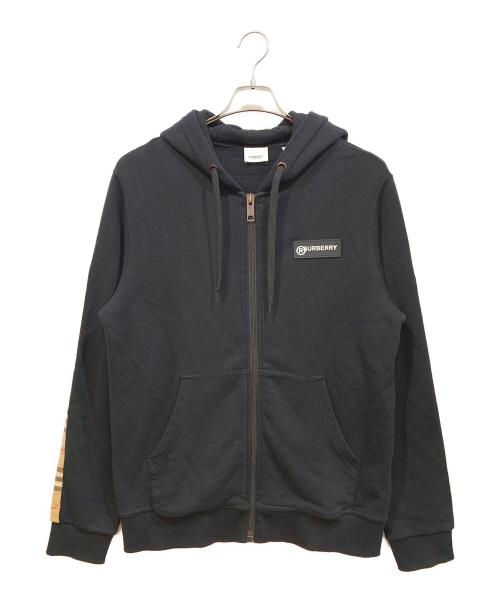 BURBERRY LONDON（バーバリーロンドン）BURBERRY LONDON (バーバリーロンドン) ジップパーカー ブラック サイズ:180/92Aの古着・服飾アイテム