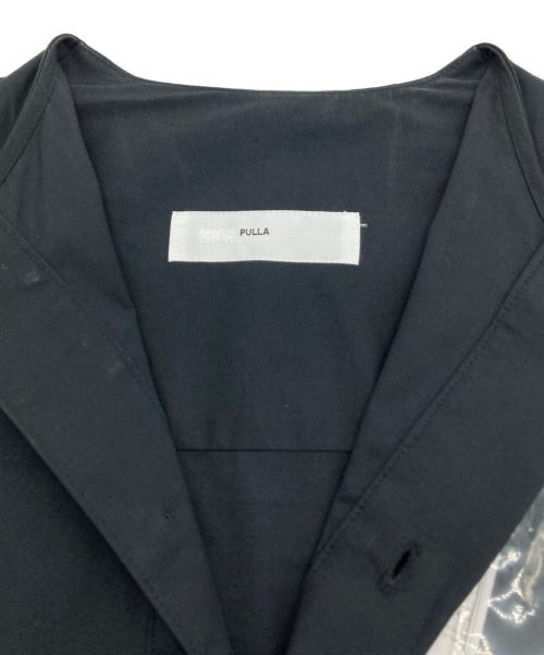 TOGA PULLA（トーガ プルラ）TOGA PULLA (トーガ プルラ) stretch broad blouse / ストレッチブロードブラウス ブラック サイズ:36の古着・服飾アイテム