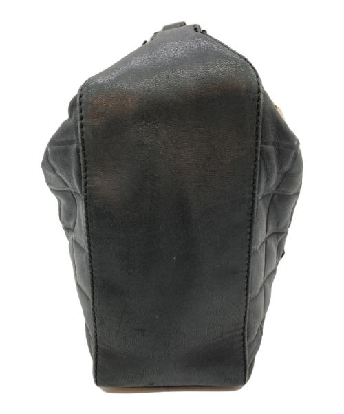 CHANEL（シャネル）CHANEL (シャネル) チョコバー ショルダーバッグ ブラックの古着・服飾アイテム