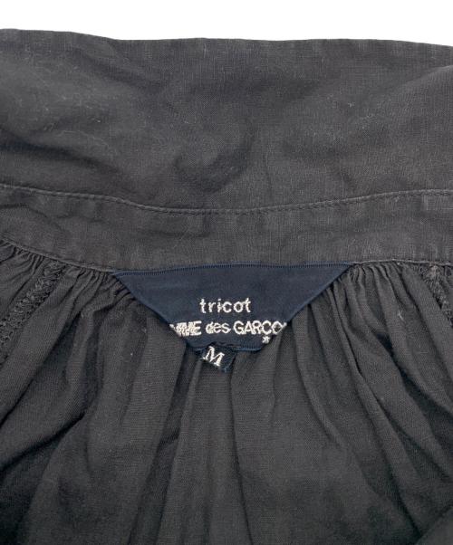 tricot COMME des GARCONS（トリココムデギャルソン）tricot COMME des GARCONS (トリココムデギャルソン) シャツブラウス ブラック ☆ サイズ:Mの古着・服飾アイテム