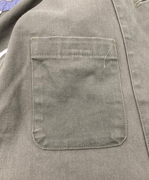 VALLIS by FACTOTUM（ヴァリス バイ ファクトタム）VALLIS by FACTOTUM (ヴァリス バイ ファクトタム) ノーカラーコート グリーン サイズ:46の古着・服飾アイテム