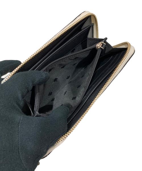 Kate Spade（ケイトスペード）Kate Spade (ケイトスペード) 長財布 アイボリーの古着・服飾アイテム