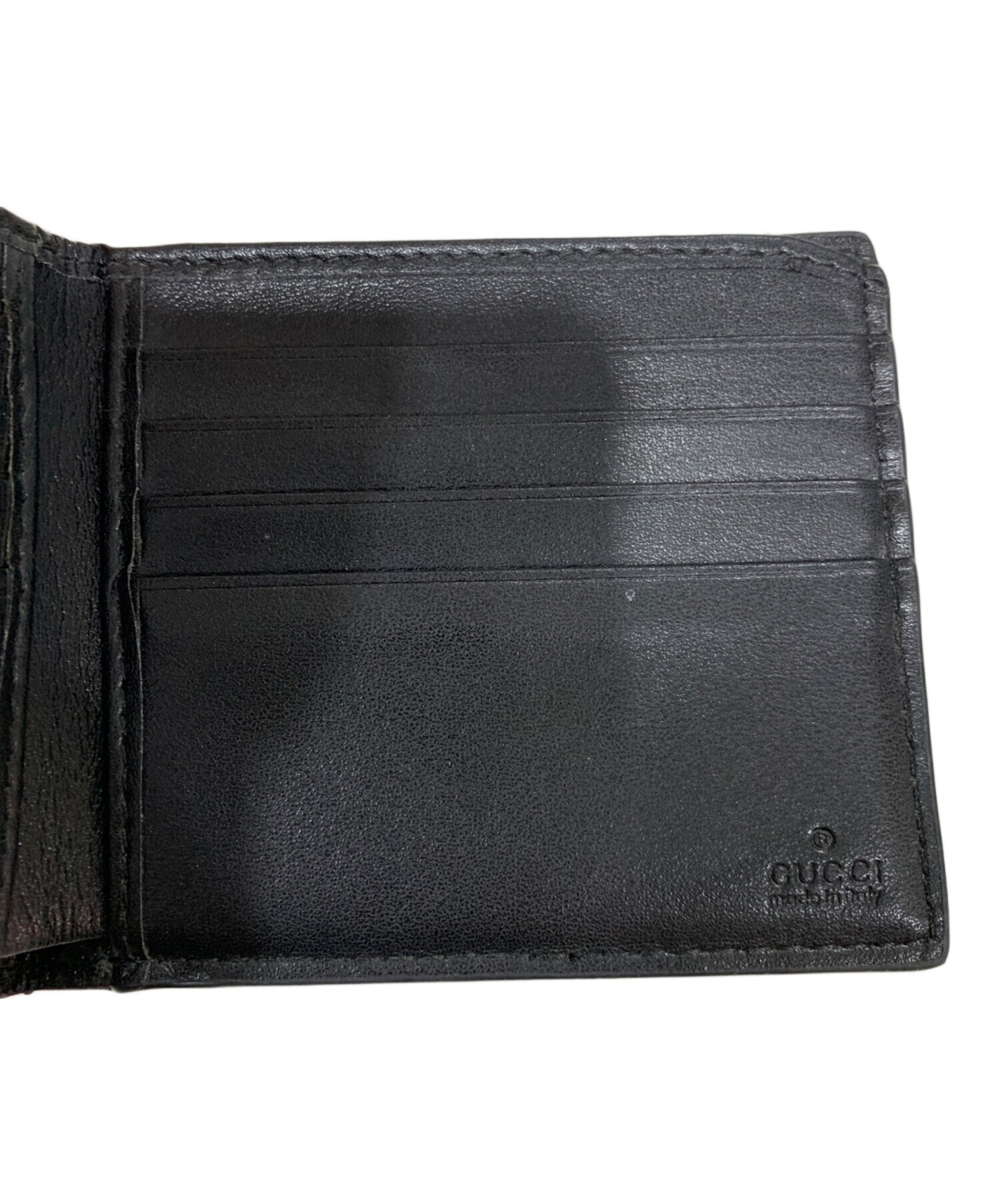 GUCCI スネークプリント 二つ折り財布 中古・古着通販】GUCCI (グッチ) 2つ折り財布 スネークプリント