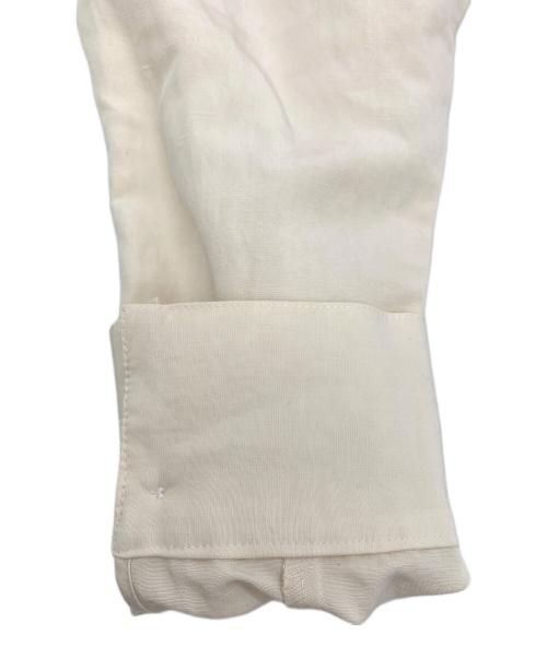 anuans（アニュアンス）anuans (アニュアンス) リネン混オーバーサイズシャツ ベージュ サイズ:Fの古着・服飾アイテム