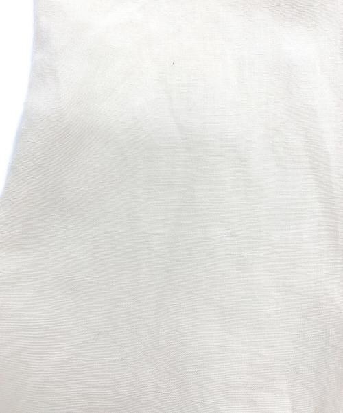 anuans（アニュアンス）anuans (アニュアンス) リネン混オーバーサイズシャツ ベージュ サイズ:Fの古着・服飾アイテム