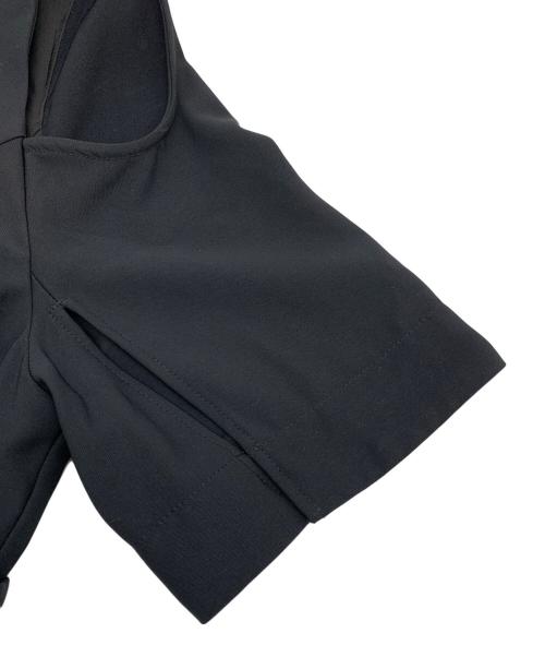 HER LIP TO（ハーリップトゥ）Her lip to (ハーリップトゥ) 半袖ワンピース ブラック サイズ:Mの古着・服飾アイテム