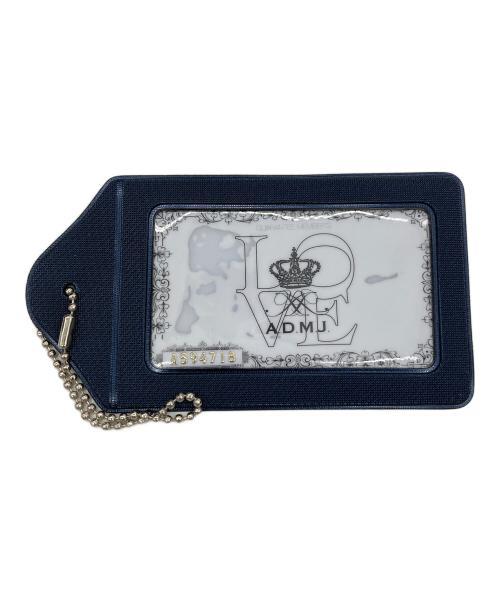 A.D.M.J.（エーディーエムジェイ）A.D.M.J. (エーディーエムジェイ) ハンドバッグ イエロー×ネイビーの古着・服飾アイテム