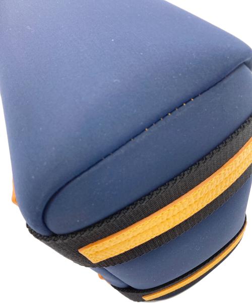 A.D.M.J.（エーディーエムジェイ）A.D.M.J. (エーディーエムジェイ) ハンドバッグ イエロー×ネイビーの古着・服飾アイテム