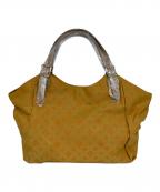 russetラシット）の古着「ナイロンハンドバッグ」｜イエロー