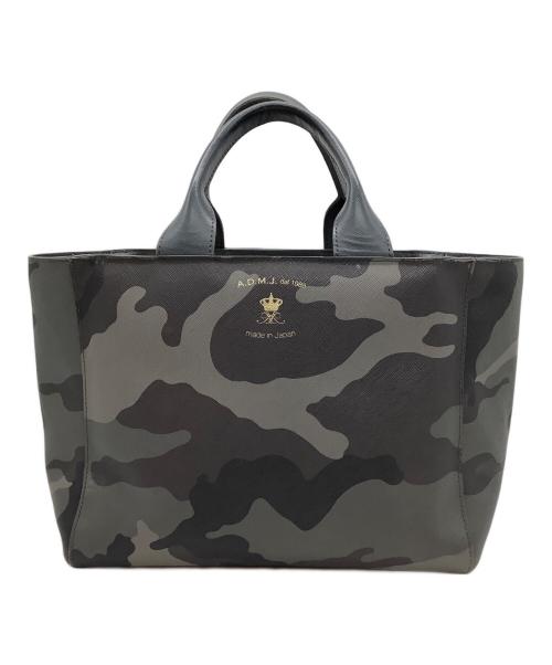 A.D.M.J.（エーディーエムジェイ）A.D.M.J. (エーディーエムジェイ) ハンドバッグ グレーの古着・服飾アイテム