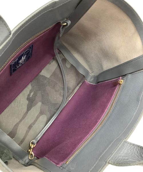 A.D.M.J.（エーディーエムジェイ）A.D.M.J. (エーディーエムジェイ) ハンドバッグ グレーの古着・服飾アイテム