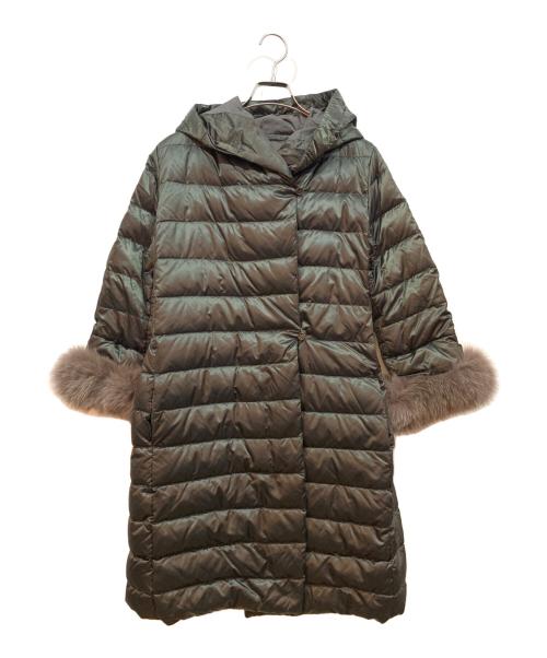 MaxMara（マックスマーラ）MaxMara (マックスマーラ) 中綿コート オリーブ サイズ:USA8の古着・服飾アイテム
