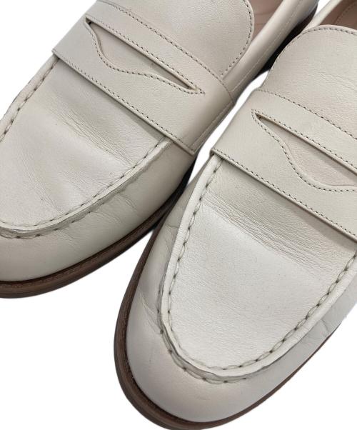 COLE HAAN（コールハーン）COLE HAAN (コールハーン) スタッシペニーローファー ベージュ×ブラウン サイズ:6　1/2の古着・服飾アイテム