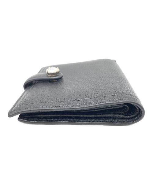 MIU MIU（ミュウミュウ）MIU MIU (ミュウミュウ) 2つ折り財布 ブラックの古着・服飾アイテム