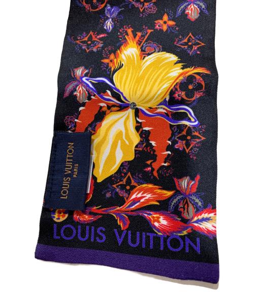 LOUIS VUITTON（ルイ ヴィトン）LOUIS VUITTON (ルイ ヴィトン) ツイリースカーフ ベージュ×ブラックの古着・服飾アイテム