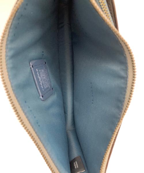 COACH（コーチ）COACH (コーチ) ノア ポップアップメッセンジャー グレー×スカイブルーの古着・服飾アイテム