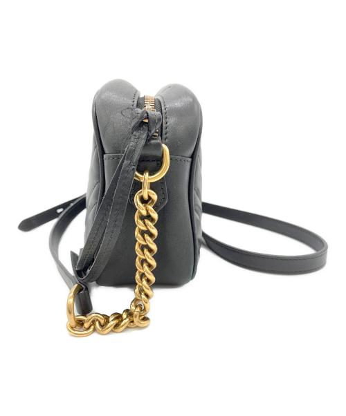 GUCCI（グッチ）GUCCI (グッチ) キルティングショルダーバッグ ブラックの古着・服飾アイテム