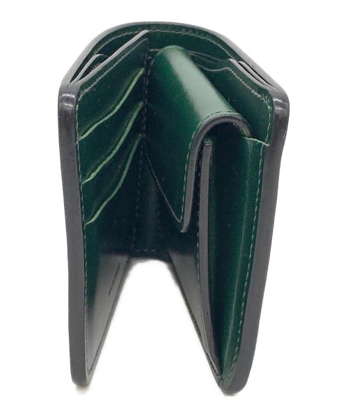 WILDSWANS（ワイルドスワンズ）WILDSWANS (ワイルドスワンズ) 2つ折り財布 グリーンの古着・服飾アイテム